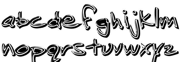 Jenkins Ganked Font LOWERCASE