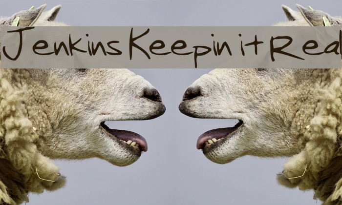 Jenkins Keepin it Real Font examples