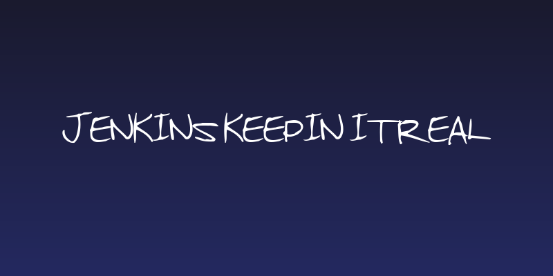 Jenkins Keepin it Real Social Header