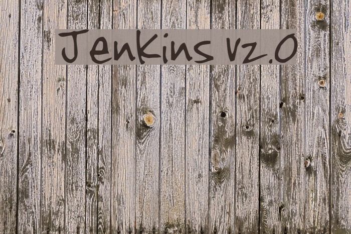 Jenkins v2.0 Example 1