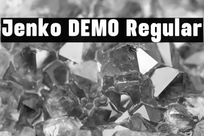 Jenko DEMO Regular फ़ॉन्ट examples