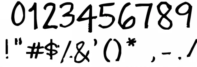 Jenn Bee Font OTHER CHARS