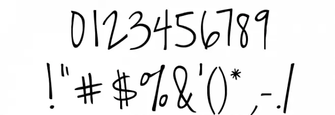 Jenna Sue Font OTHER CHARS