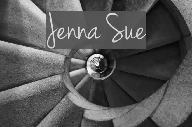 Jenna Sue Font examples