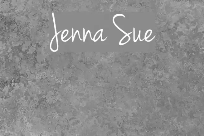 Jenna Sue Font examples