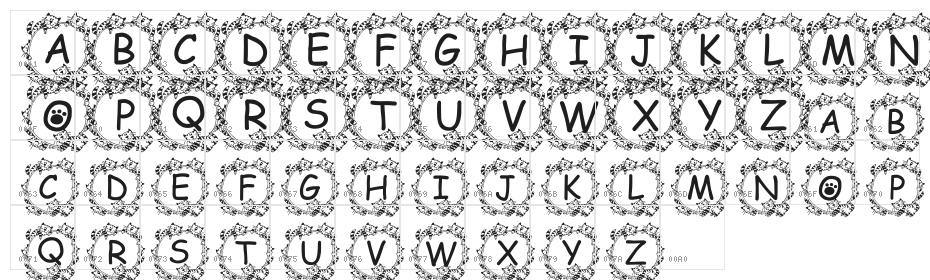 Jenna s Kitties Character Map