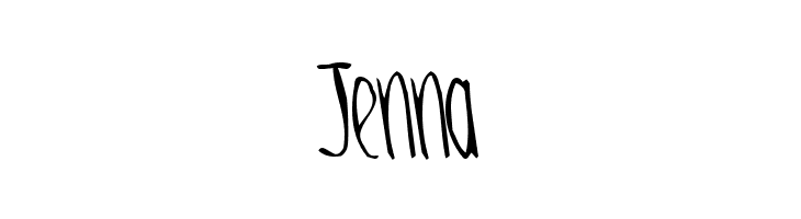 Jenna  font caratteri gratis