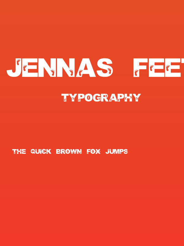 Jenna's Feet Poster
