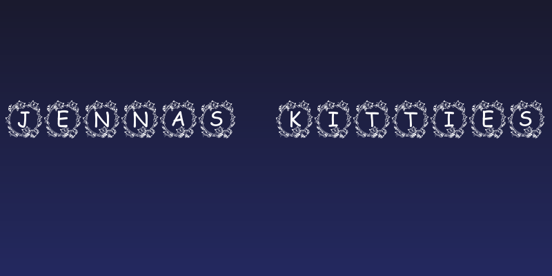 Jenna's Kitties Social Header