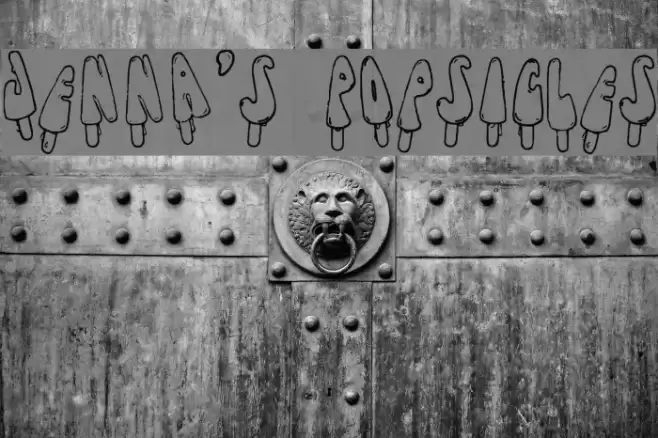 Jenna's Popsicles Font examples