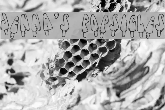 Jenna's Popsicles Font examples
