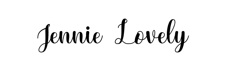 Jennie Lovely  font caratteri gratis