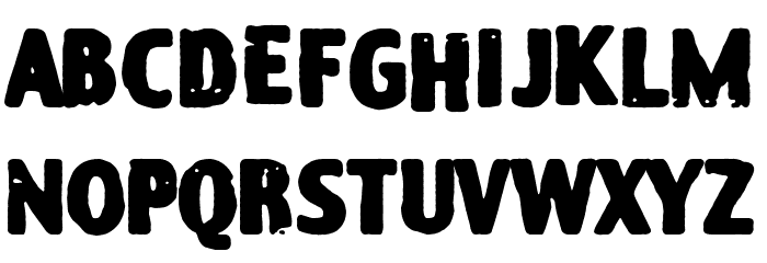 Jennie on the Block Font LOWERCASE