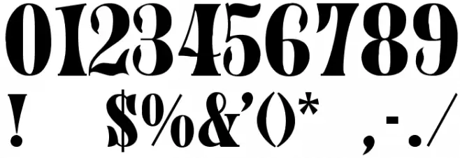 JenniferThin Font OTHER CHARS