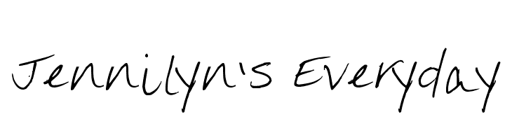 Jennilyn's Everyday  Free Fonts Download