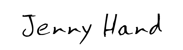 Jenny Hand Font