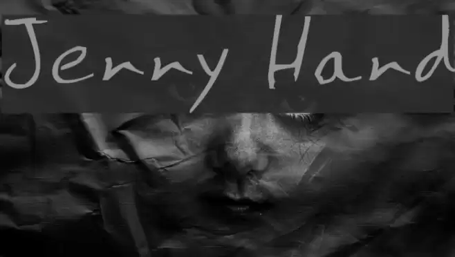 Jenny Hand フォント examples