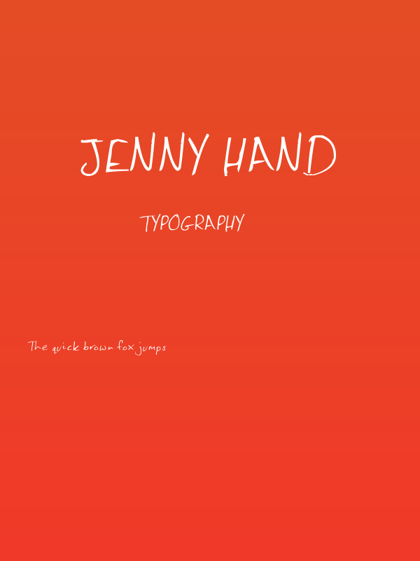 Jenny Hand Poster