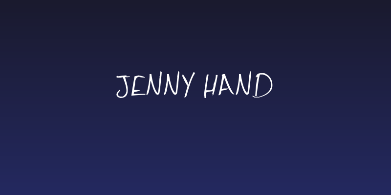 Jenny Hand Social Header