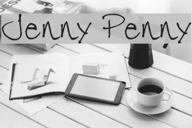 Jenny Penny Caratteri examples