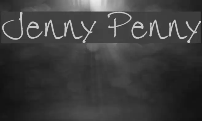 Jenny Penny Caratteri examples