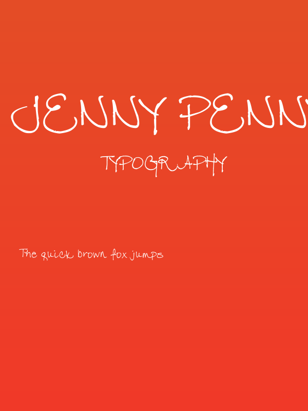 Jenny Penny Poster