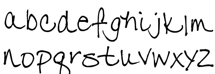 Jenny Penny Font LOWERCASE