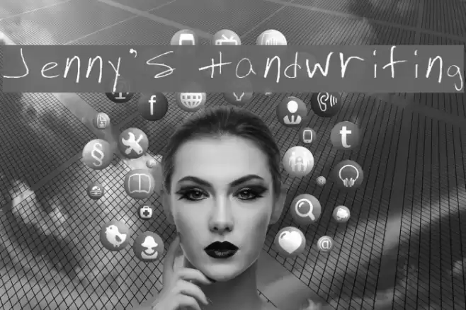 Jenny's Handwriting Font examples