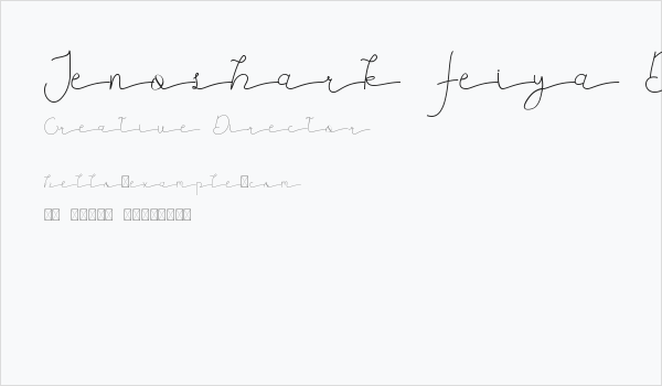 Jenoshark Feiya Demo Business Card