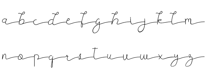Jenoshark Feiya Demo Font LOWERCASE