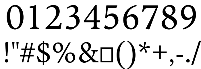 Jenriv Regular Font OTHER CHARS