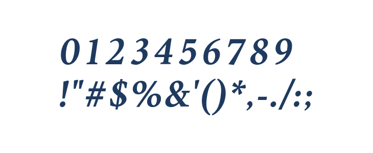 Jenriv Titling Bold Italic Other Characters