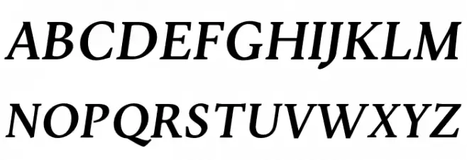 Jenriv Titling Bold Italic Шрифта ВЕРХНИЙ