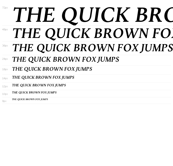 Jenriv Titling Bold Italic Waterfall