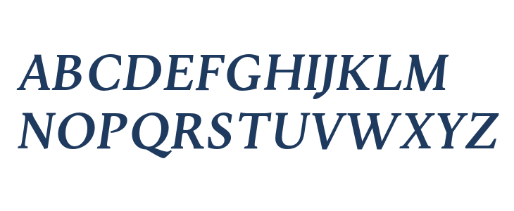 Jenriv Titling Bold Italic Lowercase