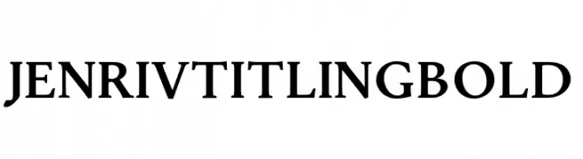 Jenriv Titling Bold  Frei Schriftart Herunterladen