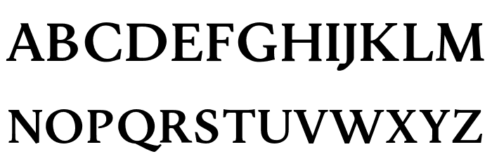 Jenriv Titling Bold Font LOWERCASE