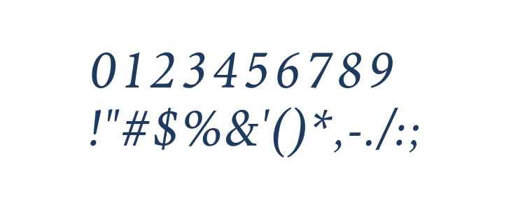 Jenriv Titling Italic Other Characters