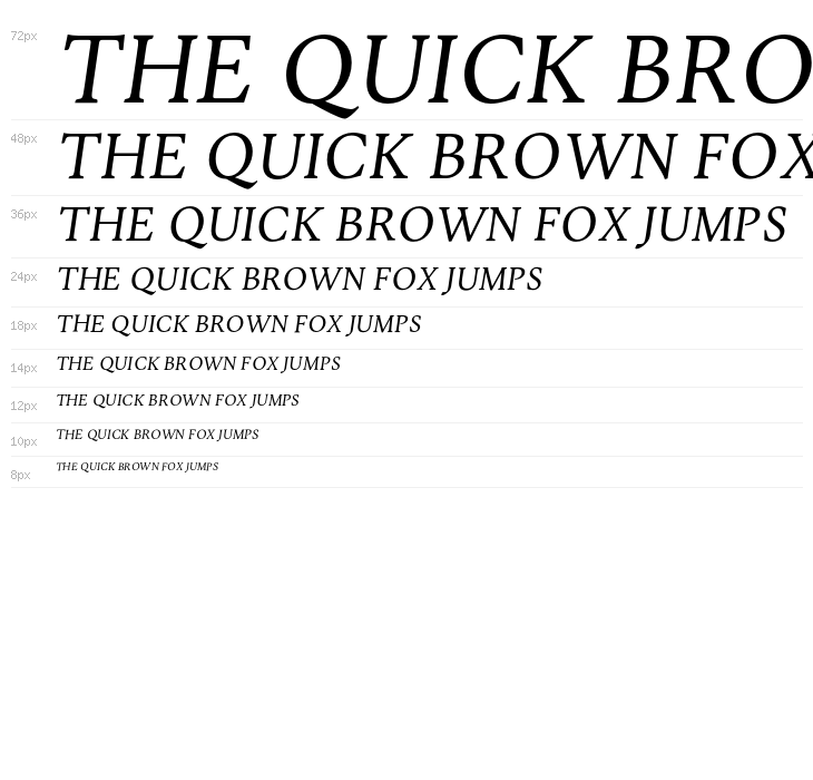 Jenriv Titling Italic Waterfall