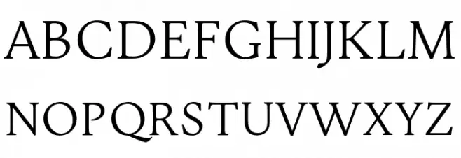 Jenriv Titling Light फ़ॉन्ट लोअरकेस