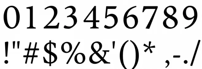 Jenriv Titling Regular Font OTHER CHARS