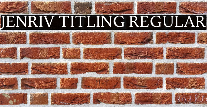 Jenriv Titling Regular Example 2