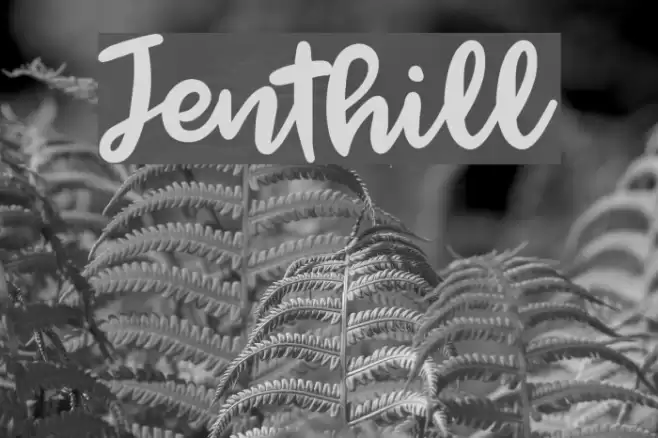 Jenthill Font examples