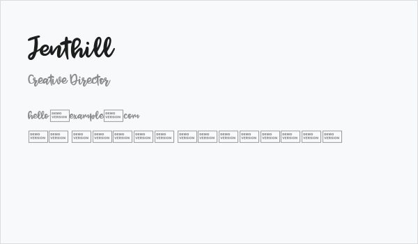 Jenthill Business Card