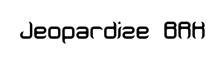 Jeopardize BRK  baixar fontes gratis