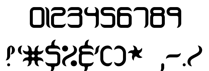 Jeopardize BRK Font OTHER CHARS