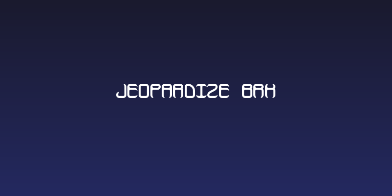 Jeopardize BRK Social Header