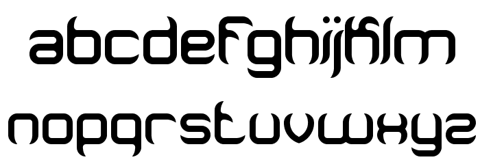 Jeopardize BRK Font LOWERCASE