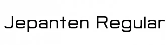 Jepanten Regular  Frei Schriftart Herunterladen