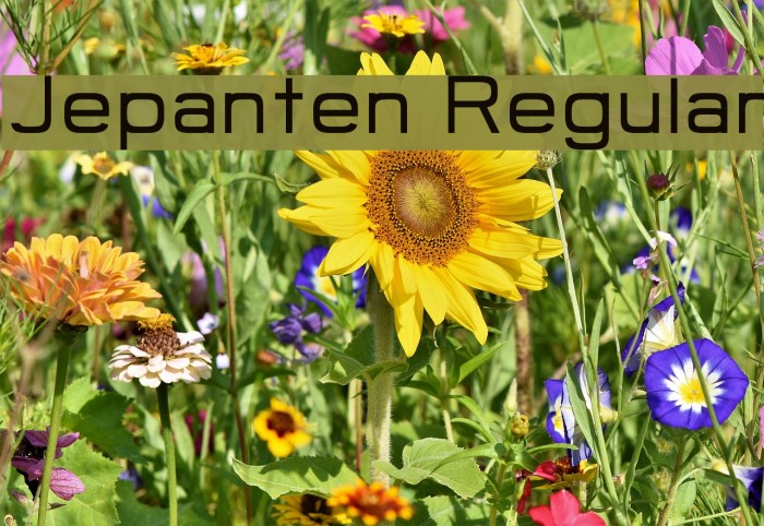 Jepanten Regular Font examples
